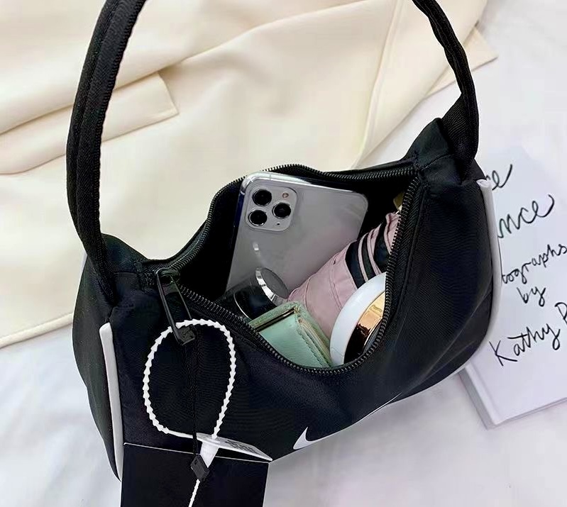 小众腋下包hobo手提学生运动尼龙布防水通勤休闲单肩包手机小挎包