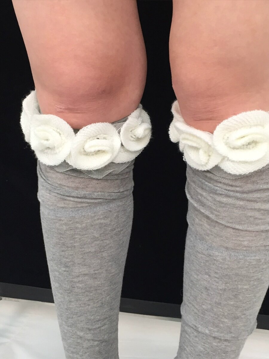 TTSUNAMI24SS 오리지널 디자인 다리소매 2색 다용도 캐주얼 핫걸 파일 중간길이 양말 다리소매