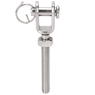 304不锈钢正牙反牙叉型螺栓螺杆螺钉索具紧固件封闭花兰 叉杆式