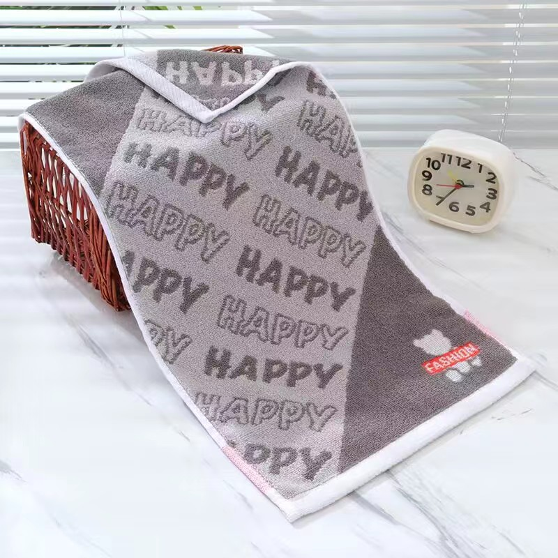 50x25纯棉家用洗脸毛巾全棉童巾