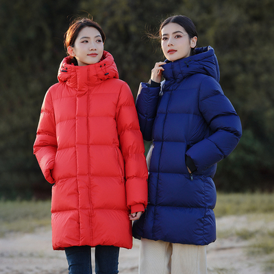 鸭绒羽绒服火山岩快热纱极寒外套