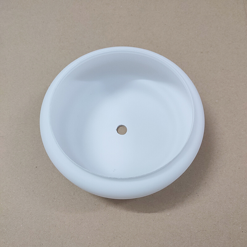 灯具层磨砂玻璃底盘吊灯中间下面半圆托盘外壳罩子