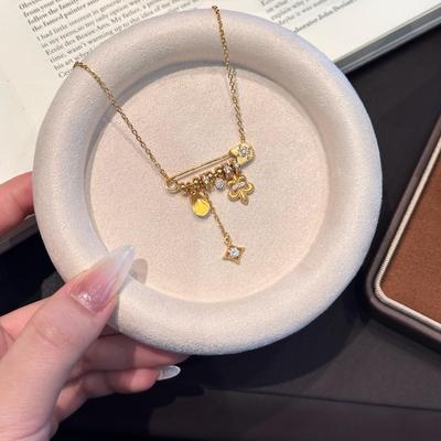 哦豁！华丽又复古的鸢尾项链来咯