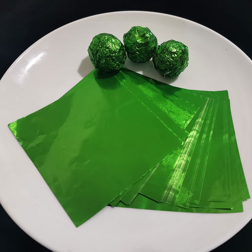 光亮面包装锡纸多尺寸可选绿色