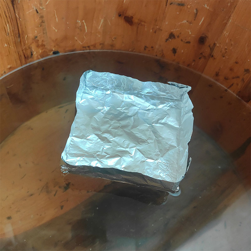 银色锡纸加厚30微米学生物理沉船浮力教学实验用12*cm折船铝箔纸