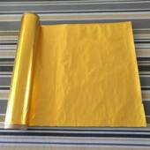 加厚双面金色锡纸613大号铝箔纸18米长酒店礼品菜肴婚庆茶叶包装