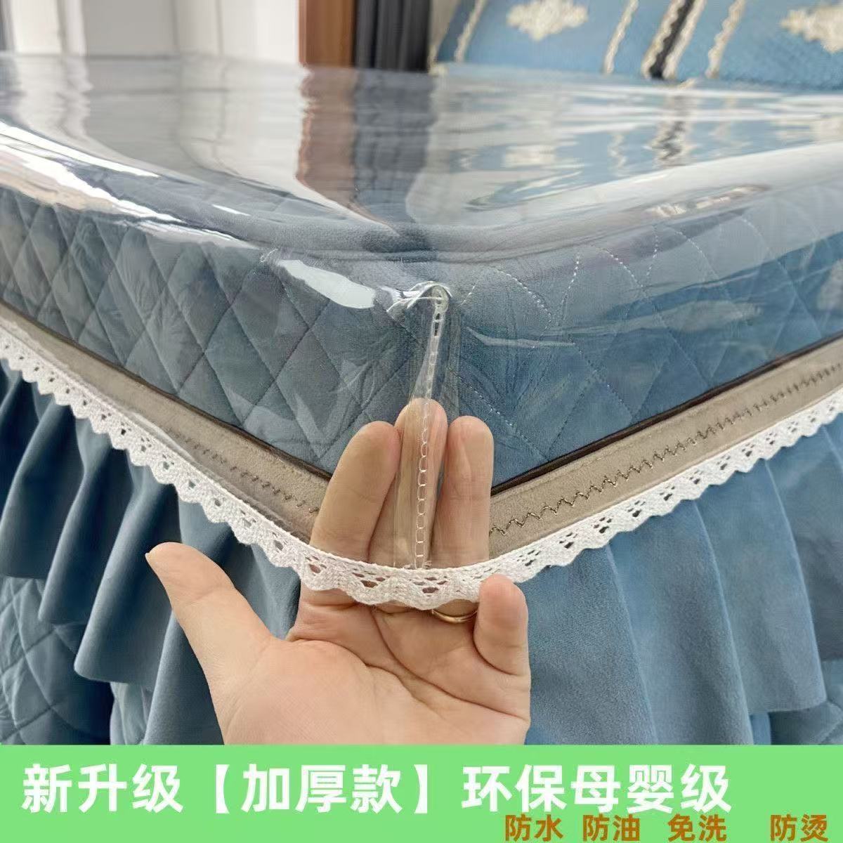 烤火桌子罩套透明pvc桌布防水防油罩皮桌罩电炉罩皮套火炉桌垫图片