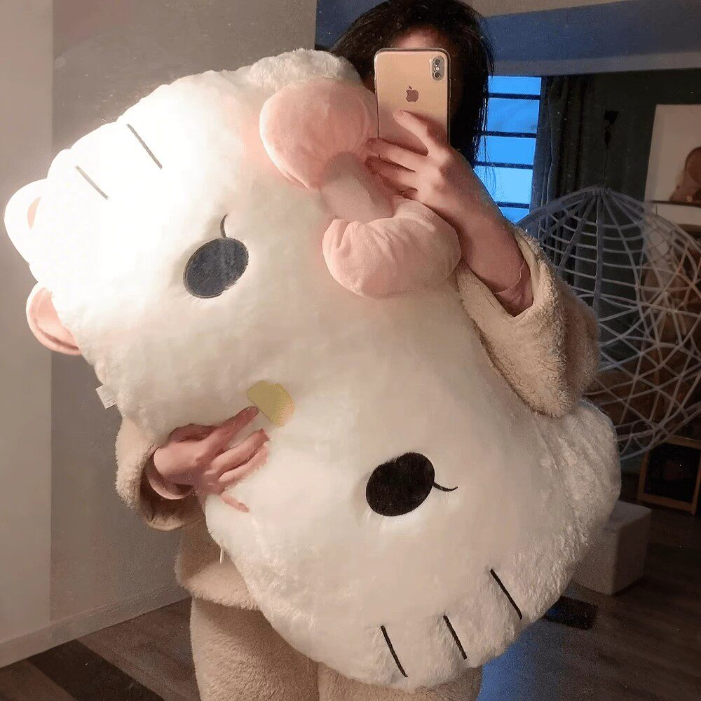 HelloKitty猫抱枕靠枕垫床头上沙发大靠背女生睡觉专用可爱腰靠