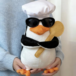 高雅人士企鹅品鉴中表情包玩偶搞怪抽象圣诞节生日礼物女生送闺蜜