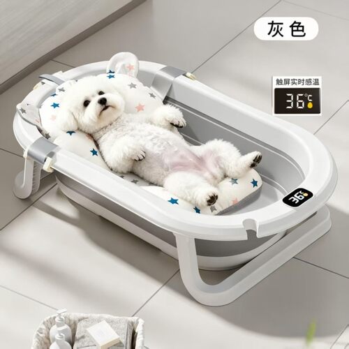 宠物狗狗洗澡盆可折叠泰迪浴盆比熊小型犬专用浴缸猫咪沐浴猫砂盆