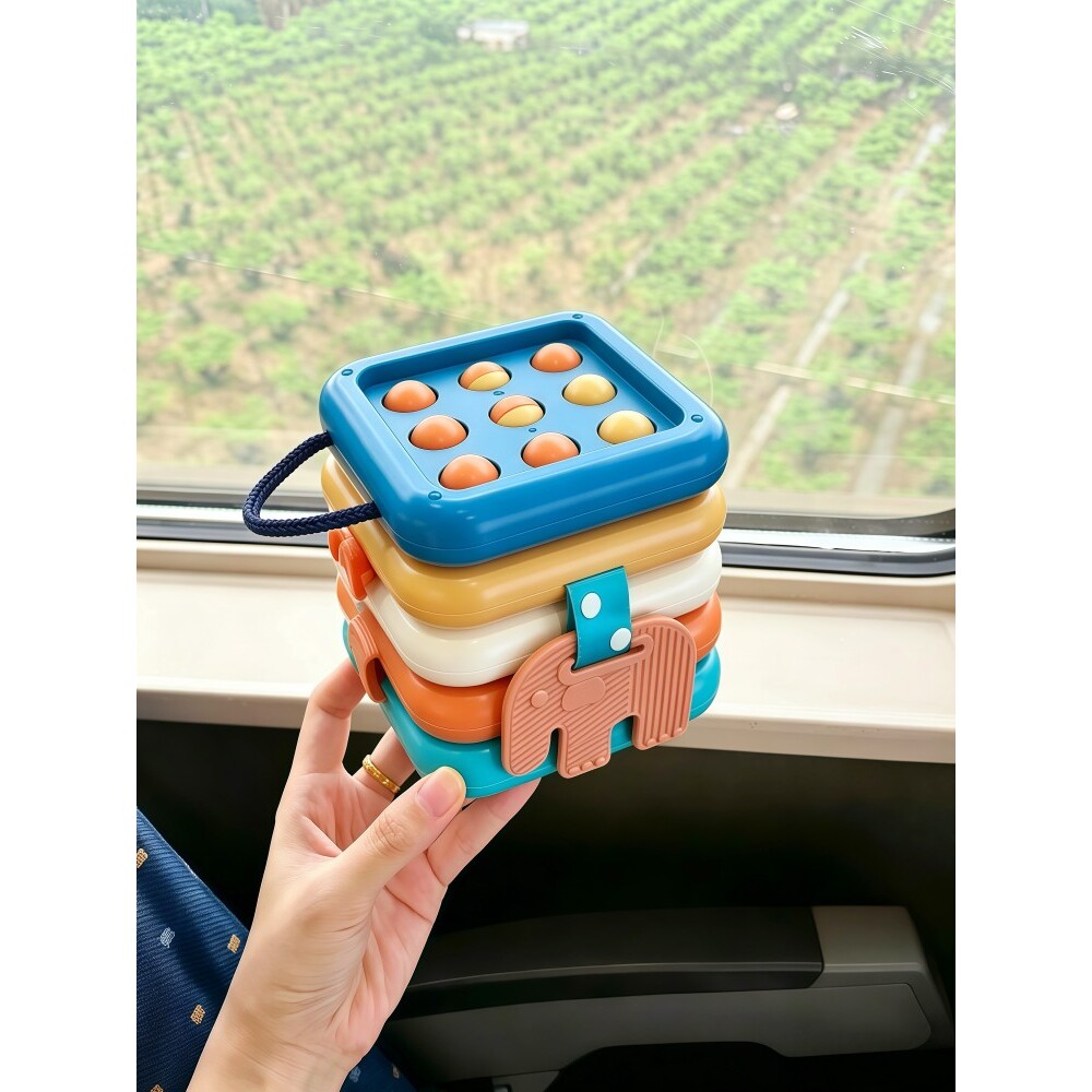 【高铁带娃神器】忙碌叠叠乐玩具便携式旅游打发时间亲子互动省妈