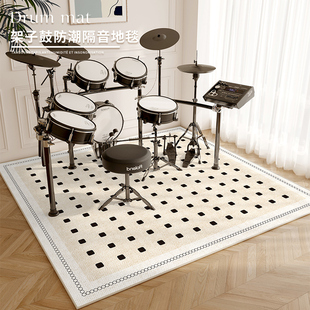 架子鼓地垫防滑爵士鼓专用减震电子鼓毯隔音垫加厚家用可定制