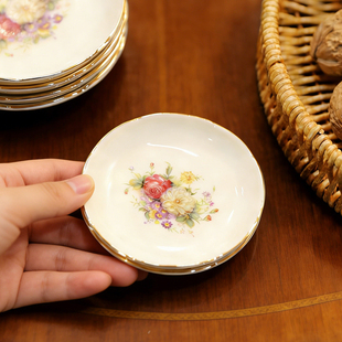 漫缈诗中古陶瓷味碟蘸料小碟酱料碟调味小味碟味碟陶瓷吐骨碟家用