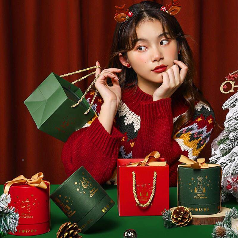 20l20 jy-519now 1pcs christmas gieft rund gift box appe gift