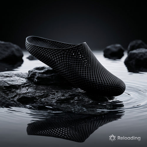 重新加载3D打印赤足高弹轻量拖鞋