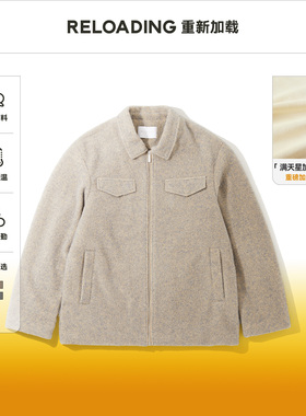 【冬季新款】Reloading重新加载 巴恩风重磅满天星软糯加绒外套