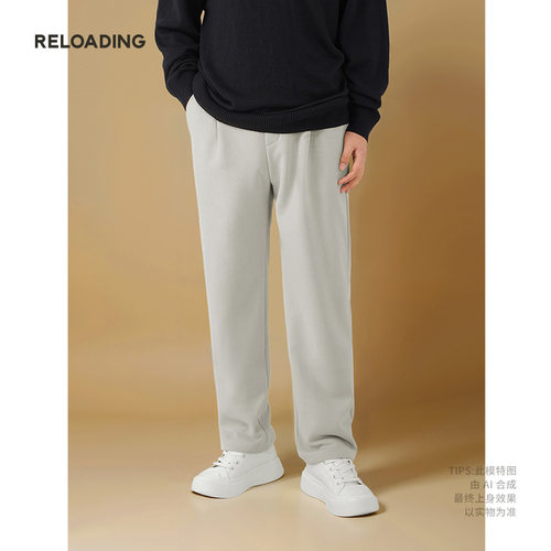 休闲裤重新加载宽松时尚