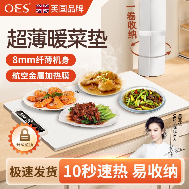 OES暖菜板2025新款冬季家用智能