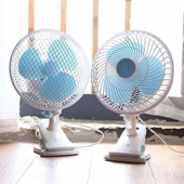 夹扇 贴墙用圆形电梯电扇轿顶轿厢迷你台式 风扇壁挂式 挂在墙上