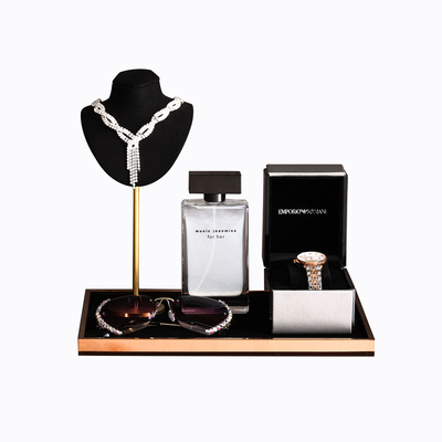 欧式样板房衣帽间套装梳妆台饰品