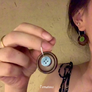 「全店买三赠一」自制小众ins创意少女复古vintage个性耳环