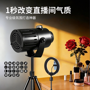 直播间专用背景氛围蓝牙机智控创意摄影高级艺术光效切片造型灯