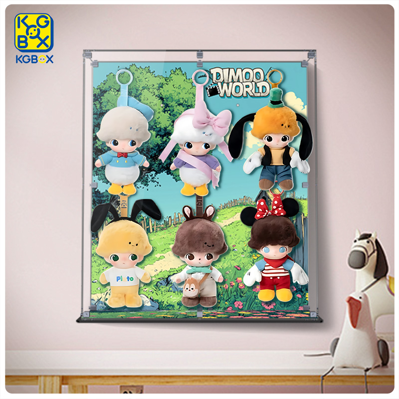 KGBOX盲盒DIMOO迪士尼搪胶展示