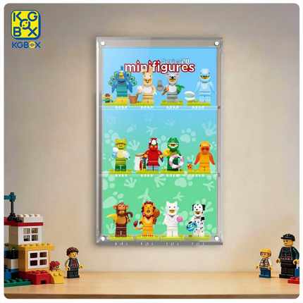 KGBOX适用于71051动物人仔抽抽乐第28季时尚一体款展示盒