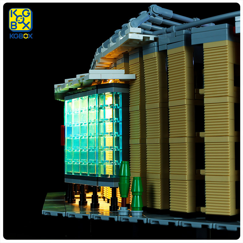 KGBOX诺坎普足球场拼装积木灯具