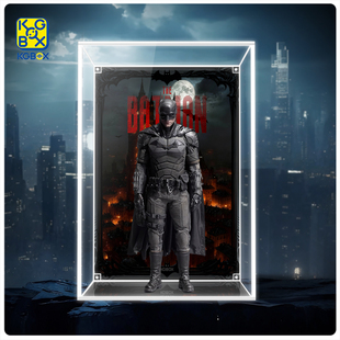 KGBOX适用INART新蝙蝠侠布鲁斯韦恩可动人偶INS风5MM加厚展示盒