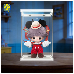 KGBOX适用泡泡玛特DIMOO WORLD迪士尼系列全透单宠展示盒