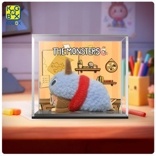 KGBOX适用于labubu凌晨一点系列盲盒一体亚克力展示盒