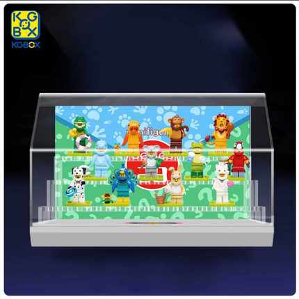 KGBOX适用于71051抽抽乐人仔第28季普通一体款展示盒