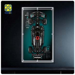 KGBOX适用42171MERCEDES-AMG F1赛车速变拼搭亚克力展示盒