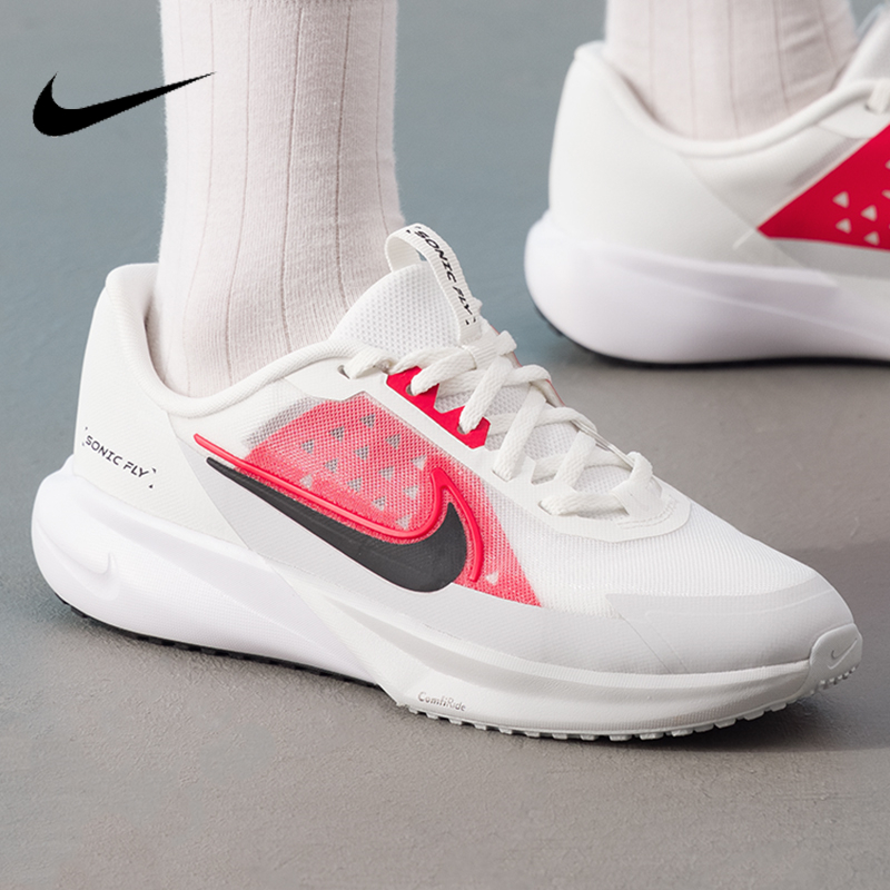 耐克nik女鞋2025新款SONIC FLY运动缓震透气回弹跑步鞋FZ0017-101