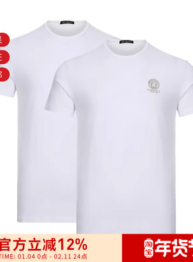 VERSACE范思哲男士贴身打底短袖T恤两件套 AU10193 A232741