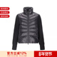 9B00024 Moncler 女士立领加衬羊毛半羽绒鹅绒拉链针织上衣 M1131