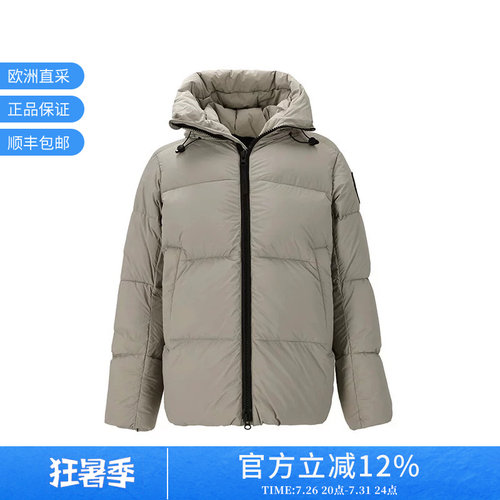 CANADAGOOSE男士连帽鸭绒羽绒服