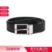 8064959 针扣格纹不可裁剪双面腰带 BURBERRY博柏利 男士