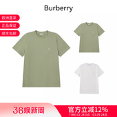 新品 圆领短袖 男士 版 T恤8105177 棉质盾牌刺绣修身 BURBERRY博柏利
