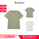 新品 圆领短袖 男士 版 T恤8105177 棉质盾牌刺绣修身 BURBERRY博柏利