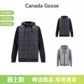 半羽绒开衫 男士 鸭绒拉链拼接外套上衣6843M GOOSE CANADA