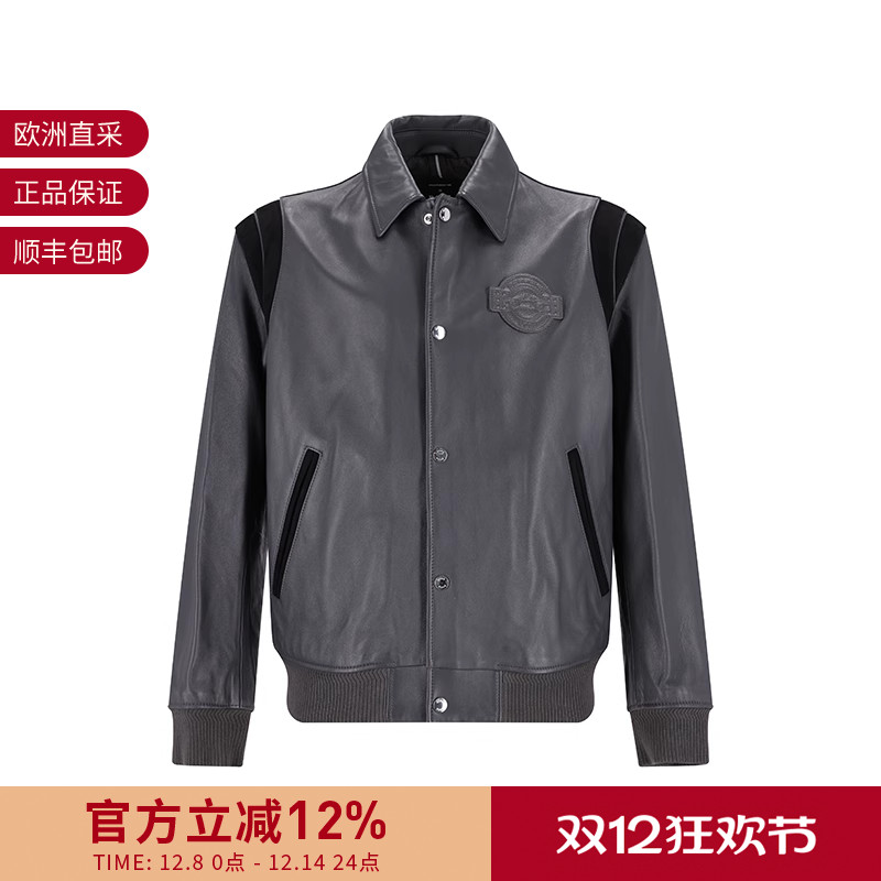 HugoBoss男士皮衣皮夹克外套