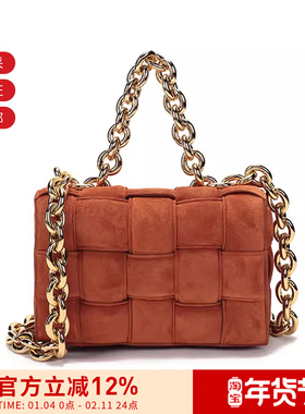 BOTTEGA VENETA葆蝶家 女士绒面手提单肩包 631421 V04N0