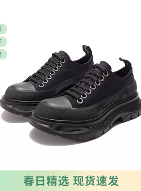 ALEXANDER MCQUEEN 女士厚底鞋帆布鞋休闲鞋 697072 W4MV2