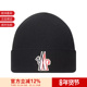 羊毛小徽标贴片帽子针织帽便帽3B00012 Moncler盟可睐 男士 09974