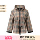 8062947 连帽收腰上衣外套 BURBERRY博柏利 女士格纹宽松版