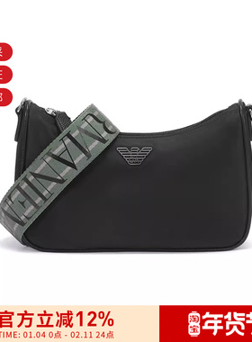 EA阿玛尼 新品 女士女包鹰标装饰手拿包单肩斜挎包 Y3H293 YWS1E