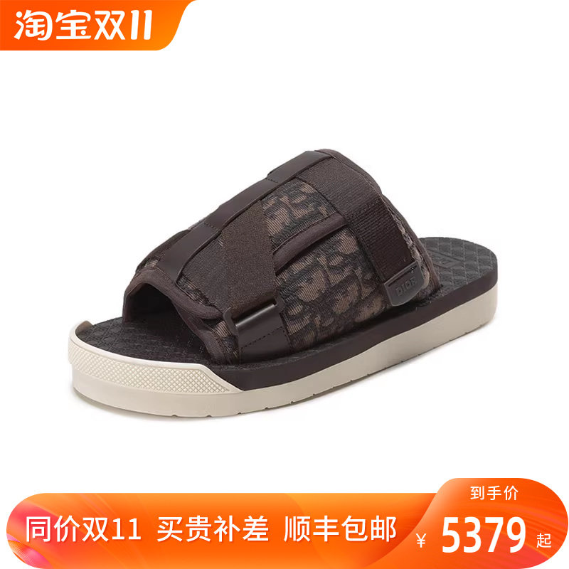 dior迪奥 男士凉鞋拖鞋凉拖oblique提花3sa081yxv