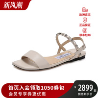 Jimmy Choo/周仰杰 女士AADRA系列皮革平底凉鞋 AADRA FLAT NXD